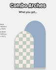 Combo Arches - Gingham, Checkered, & Rectangle