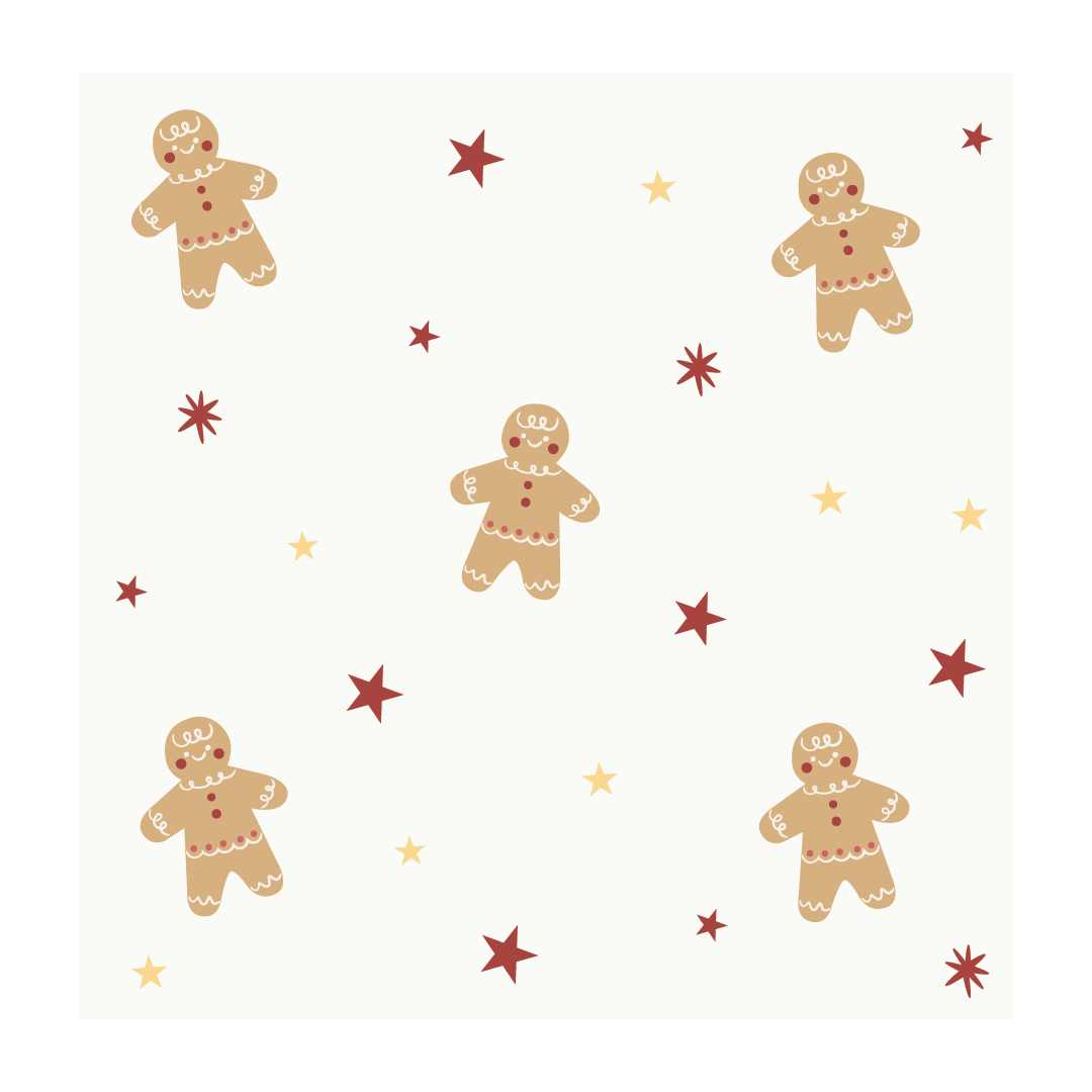 Christmas Gingerbread Man Wall Decal