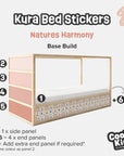 Kura Bed Natures Harmony Decals