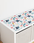 Kallax Shelf Cheerful Sea Creatures Decal