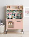 Duktig Kitchen Tropical Paradise - Pink Base Decals