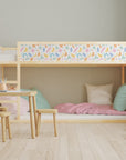 Kura Bed Abstract Shapes Bright Decals