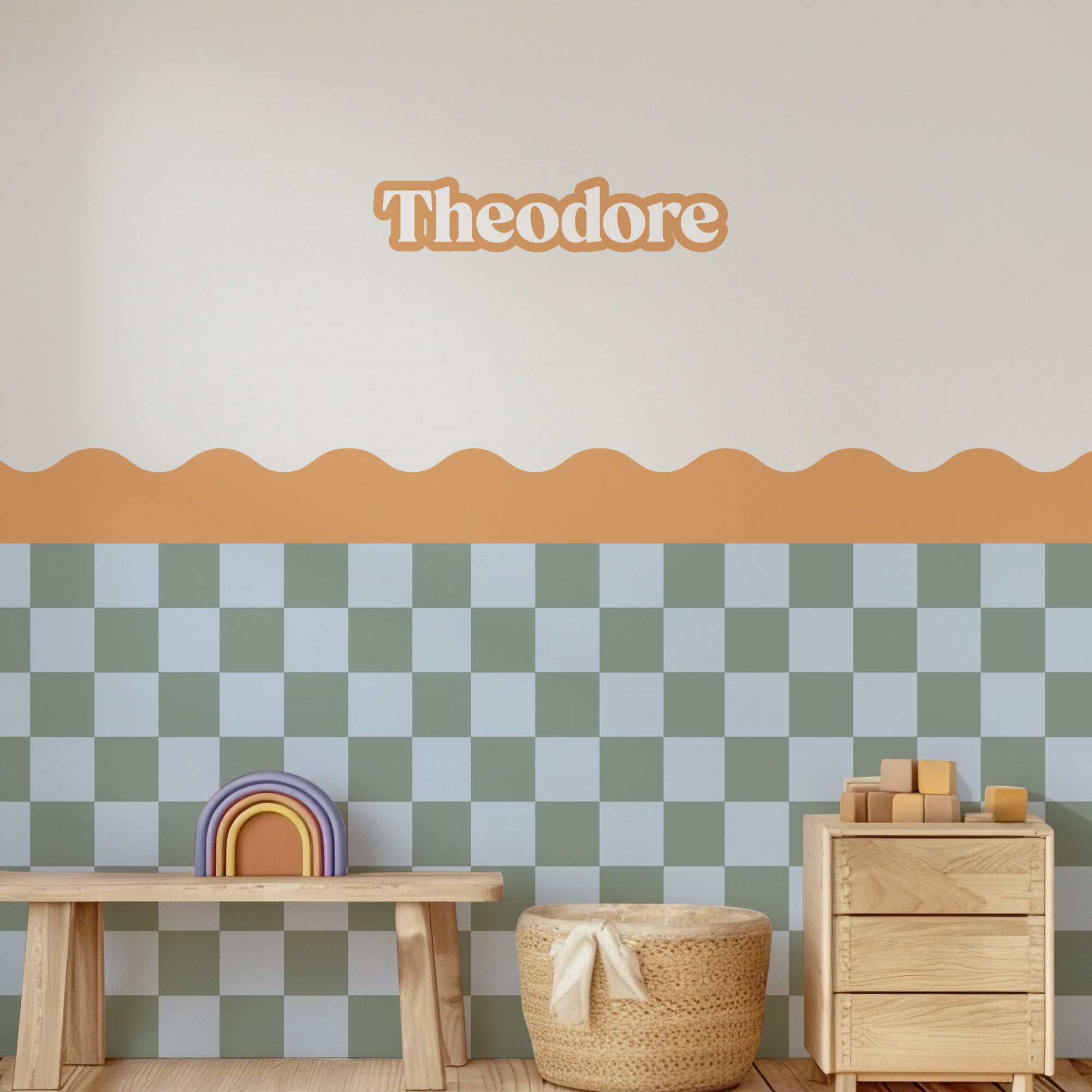 Autocollants personnalisés avec nom - Gras