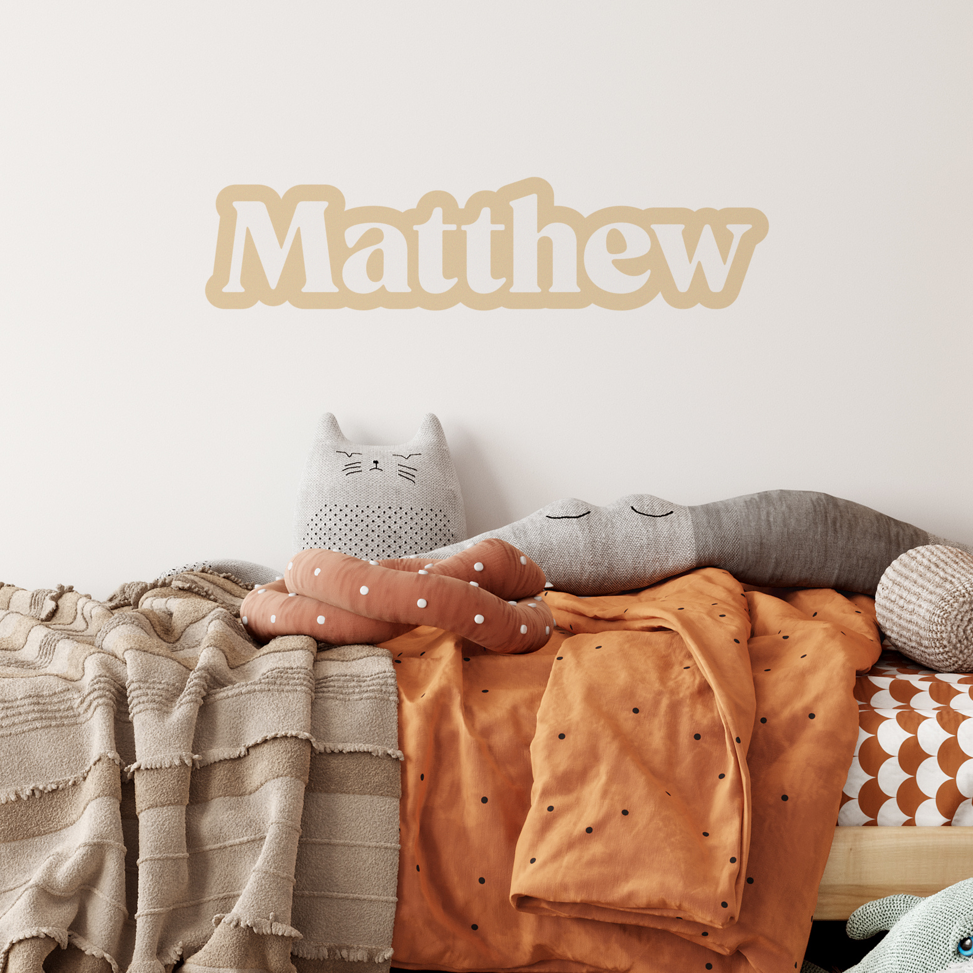 Autocollants personnalisés avec nom - Gras