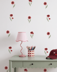 Poppies Floral Decal