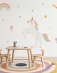 Rainbow Unicorn Wall Decal