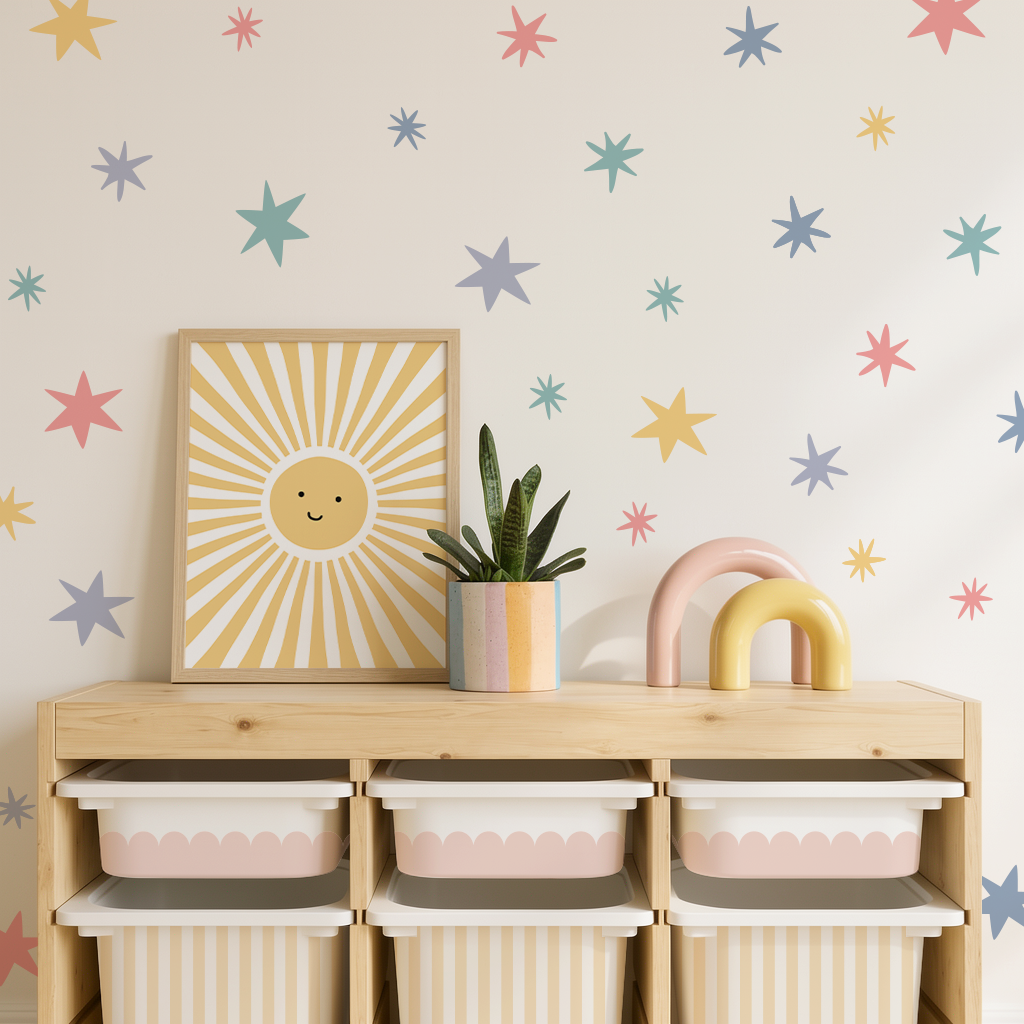 Wonky Star Wall Decals