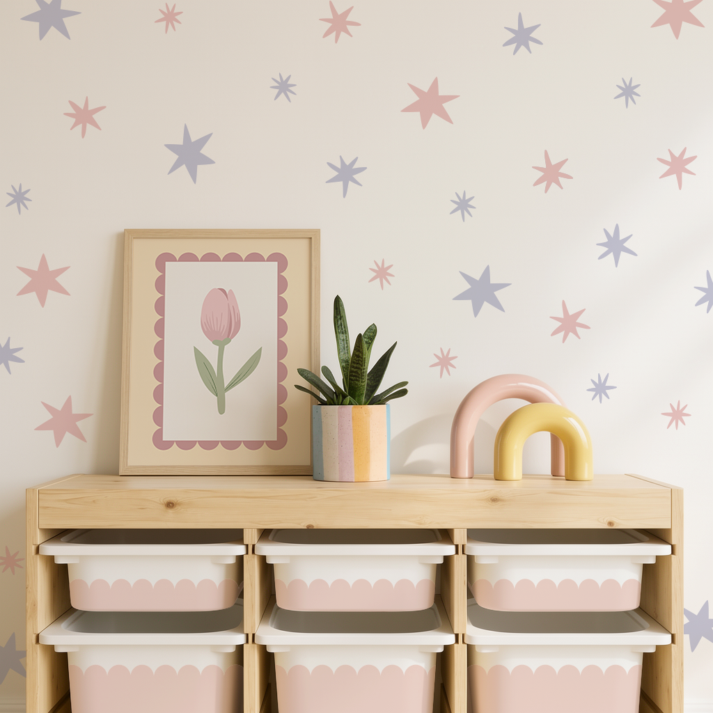Wonky Star Wall Decals
