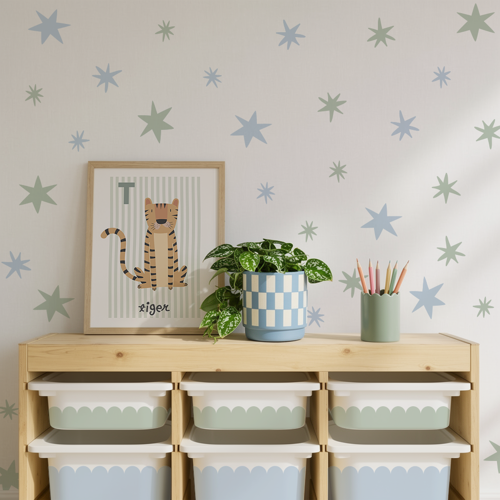 Wonky Star Wall Decals