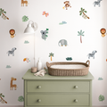 Playful Safari Animal Wall Decals