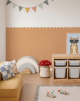 Scalloped Block Wall Panels