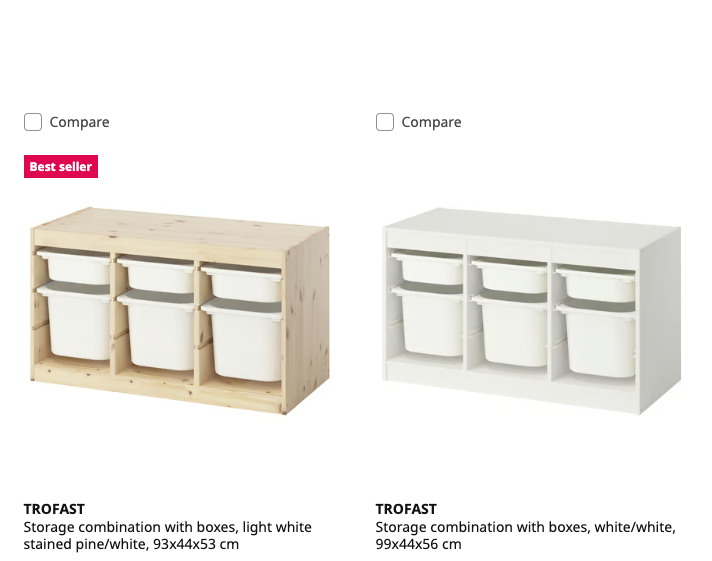 Trofast Top - Block Colours
