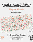 Trofast Top Elegant Florals Decal