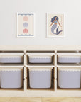 Scalloped Trofast Tub Stickers