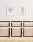 Scalloped Trofast Tub Stickers
