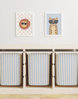Striped Trofast Tub Stickers