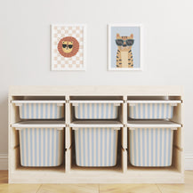 Striped Trofast Tub Stickers