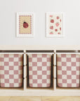 Checkered Trofast Tub Stickers