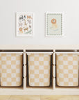 Checkered Trofast Tub Stickers