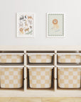 Checkered Trofast Tub Stickers