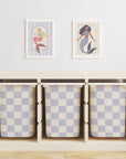 Checkered Trofast Tub Stickers