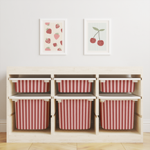 Mixed Striped Trofast Tub Stickers