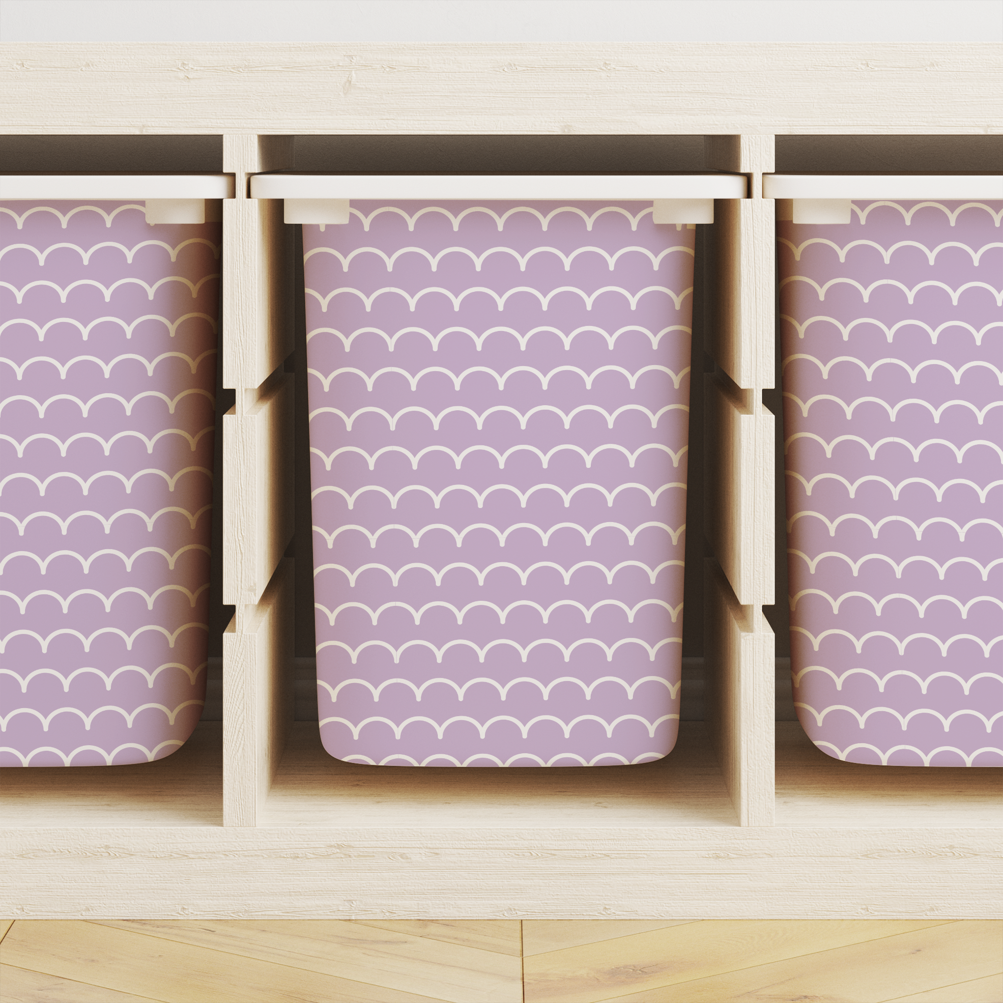 Scale Pattern Trofast Tub Stickers
