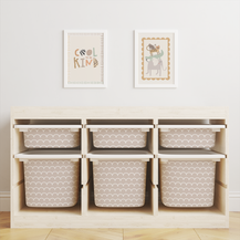 Scale Pattern Trofast Tub Stickers