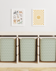 Scale Pattern Trofast Tub Stickers