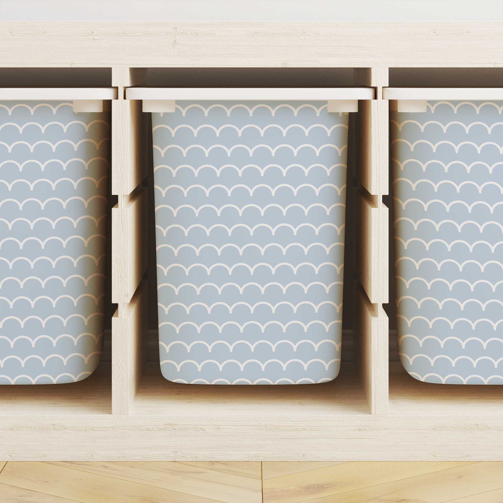 Scale Pattern Trofast Tub Stickers