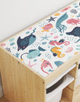 Trofast Top Cheerful Sea Creatures Decal