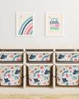 Trofast Tub Cheerful Sea Creatures Decals