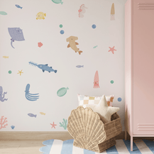 Pastel Under The Sea Wall Decals