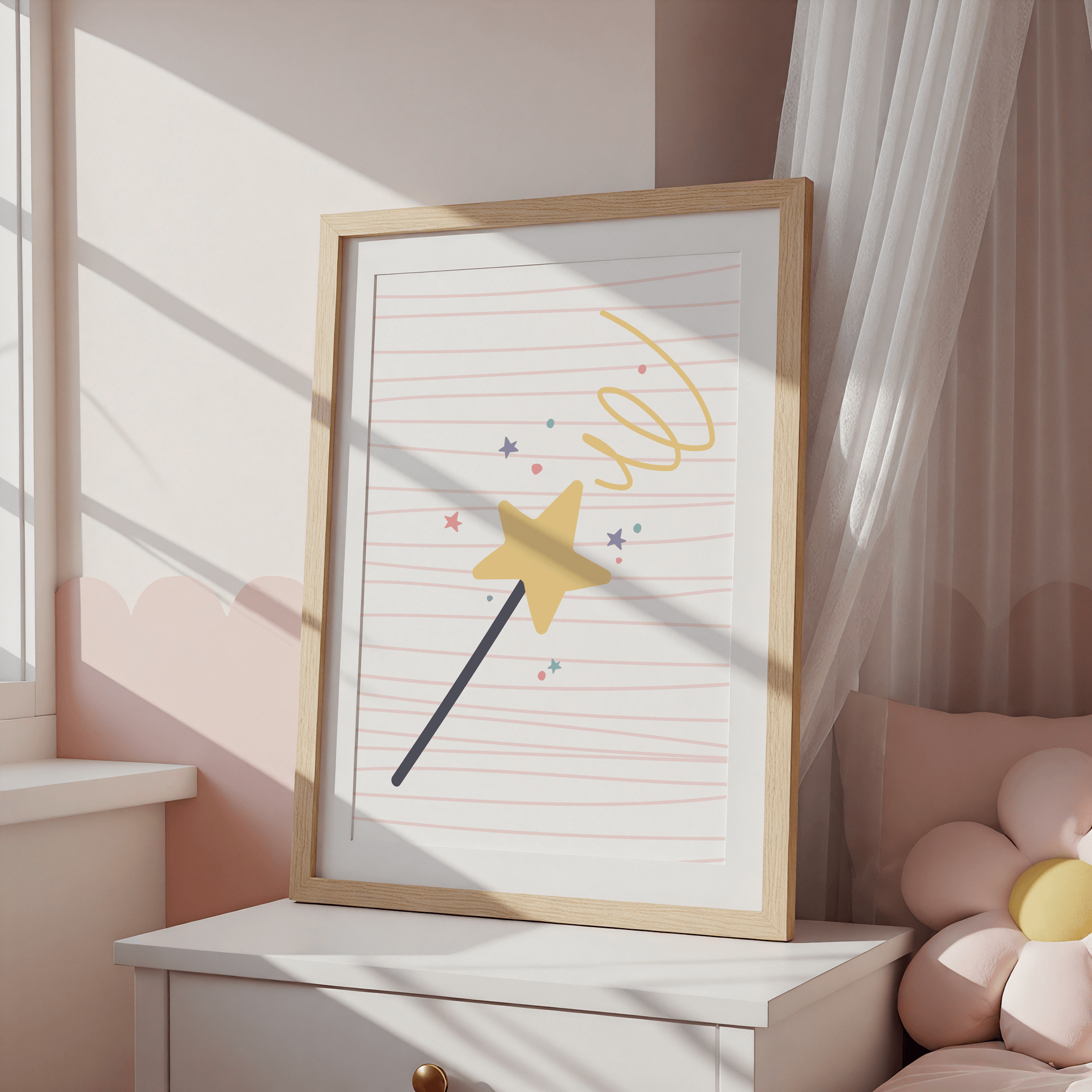 Wall Print: Stardust Wand
