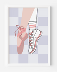Wall Print: Twirls and Kicks