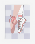 Wall Print: Twirls and Kicks