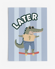 Wall Print: Later Alligator