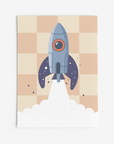 Wall Print: Rocket Launch