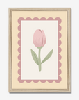 Tulip Scallops Wall Print