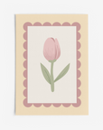 Tulip Scallops Wall Print