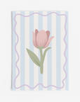 Tulip Sky Stripe Wall Print