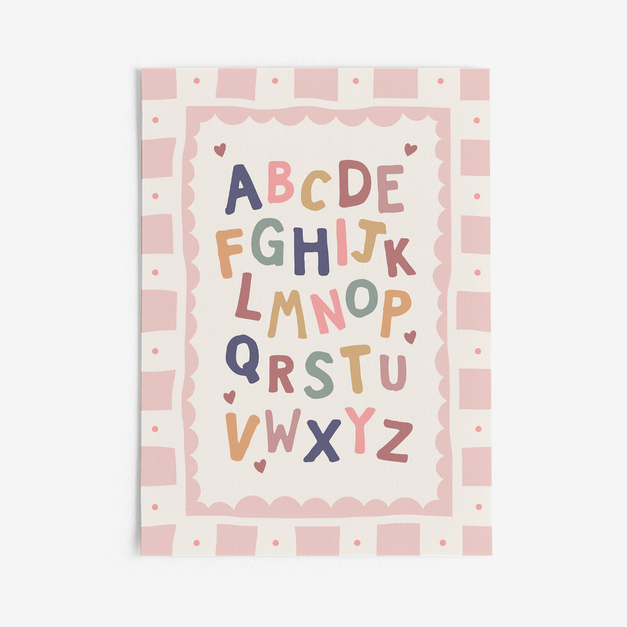 Alphabet Wall Print
