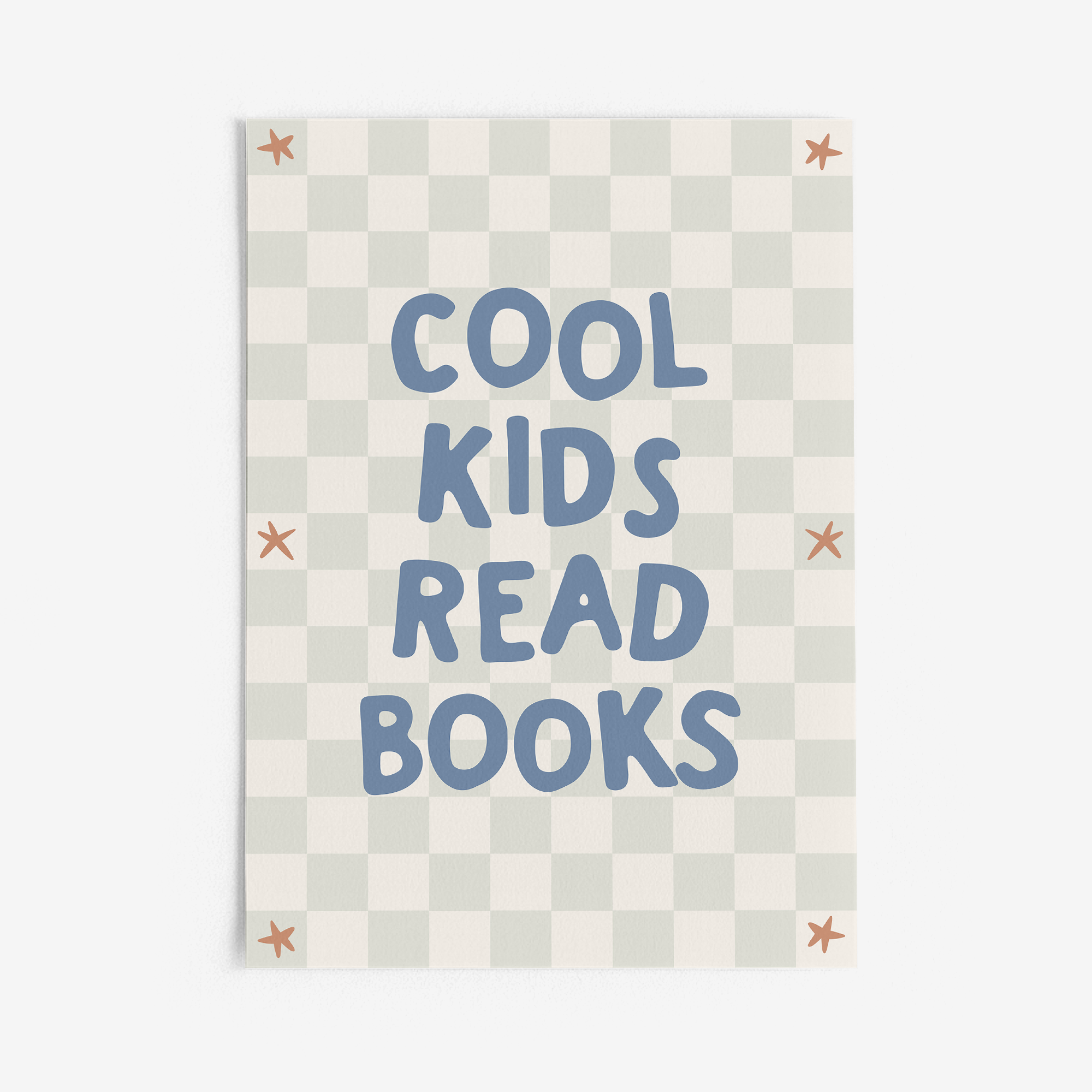 Cool Kids Read Books Wall Print