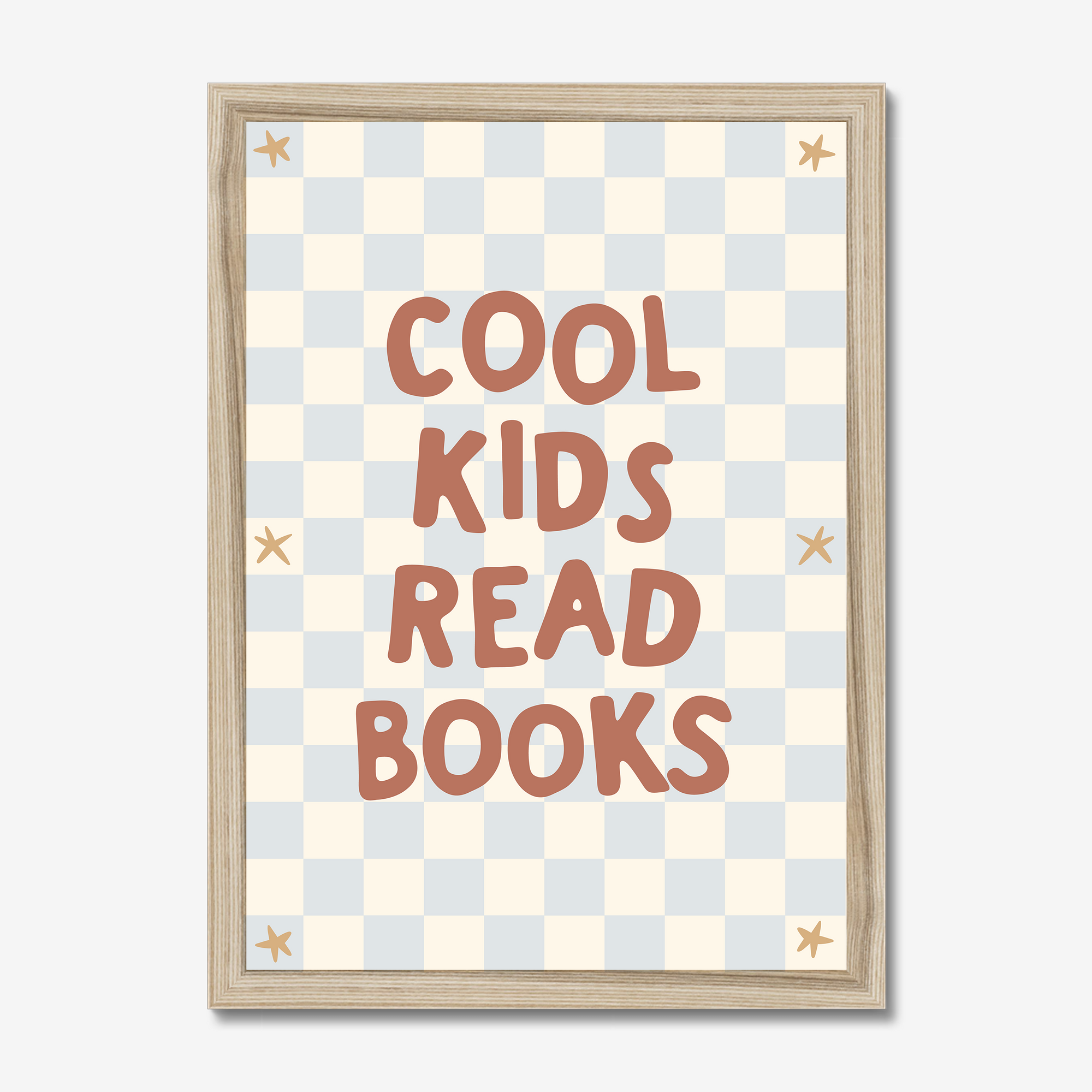 Cool Kids Read Books Wall Print