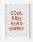 Cool Kids Read Books Wall Print
