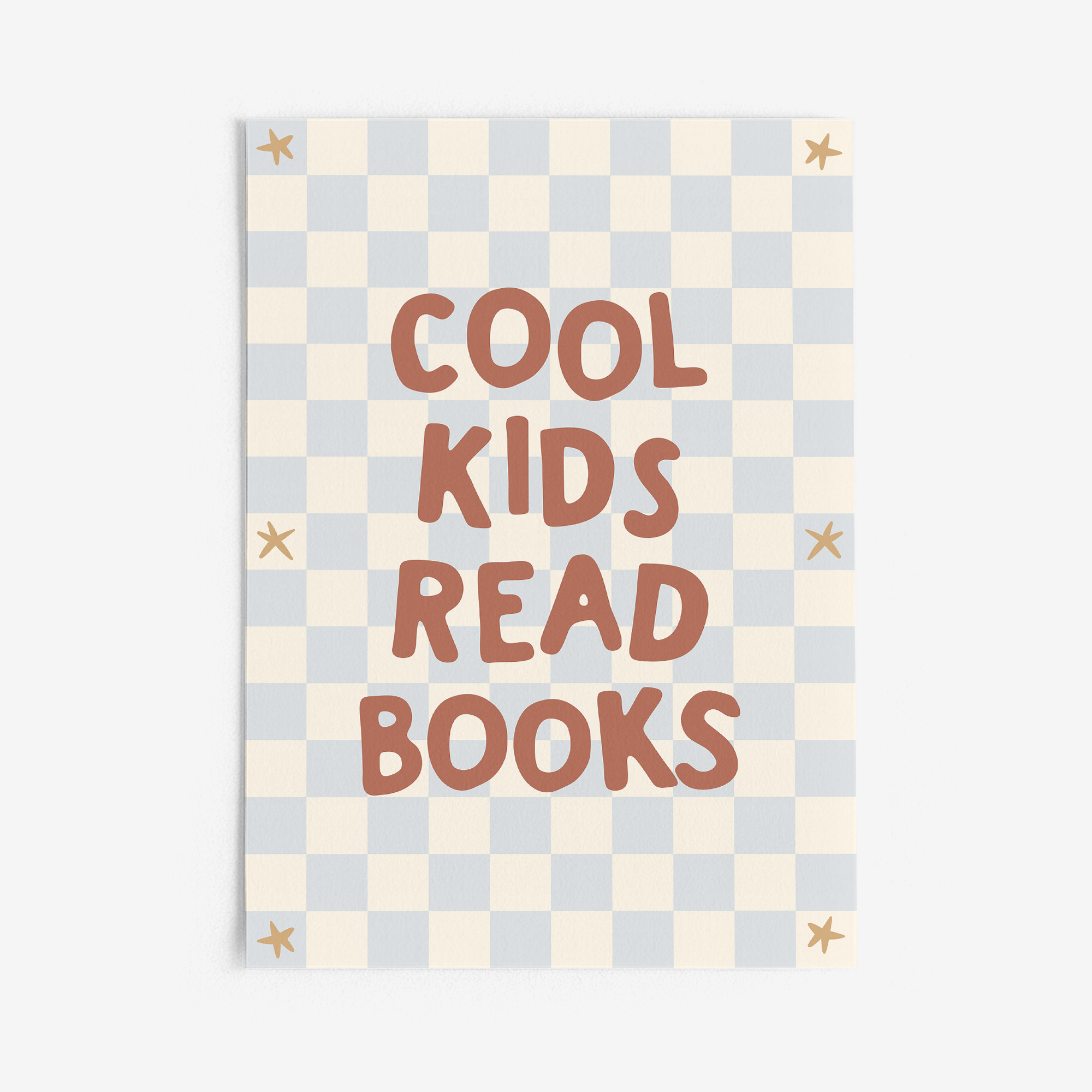 Cool Kids Read Books Wall Print
