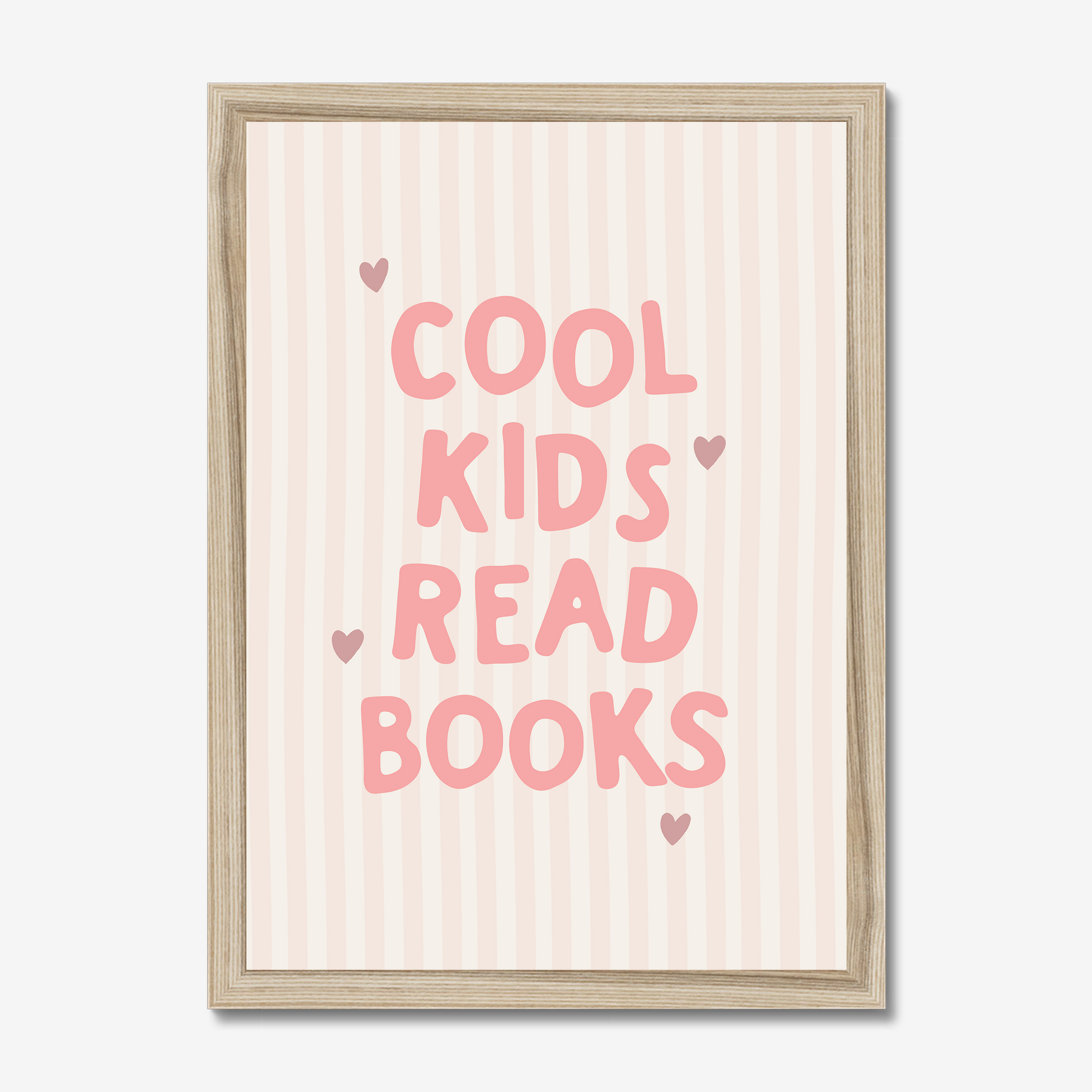 Cool Kids Read Books Wall Print
