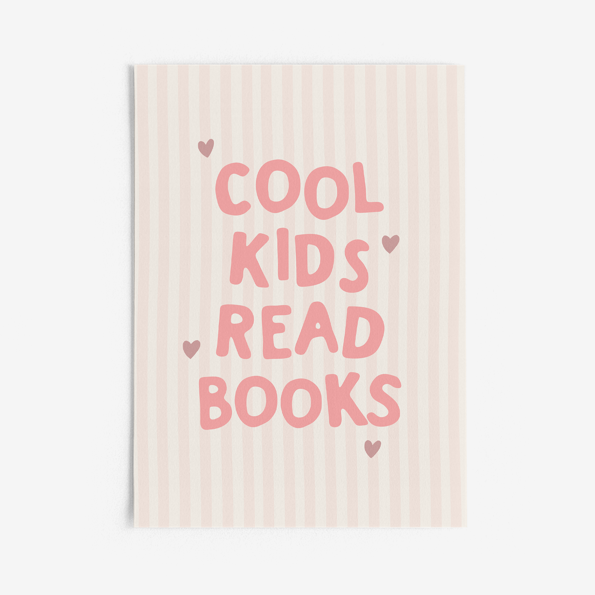 Cool Kids Read Books Wall Print