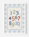 Numbers Wall Print