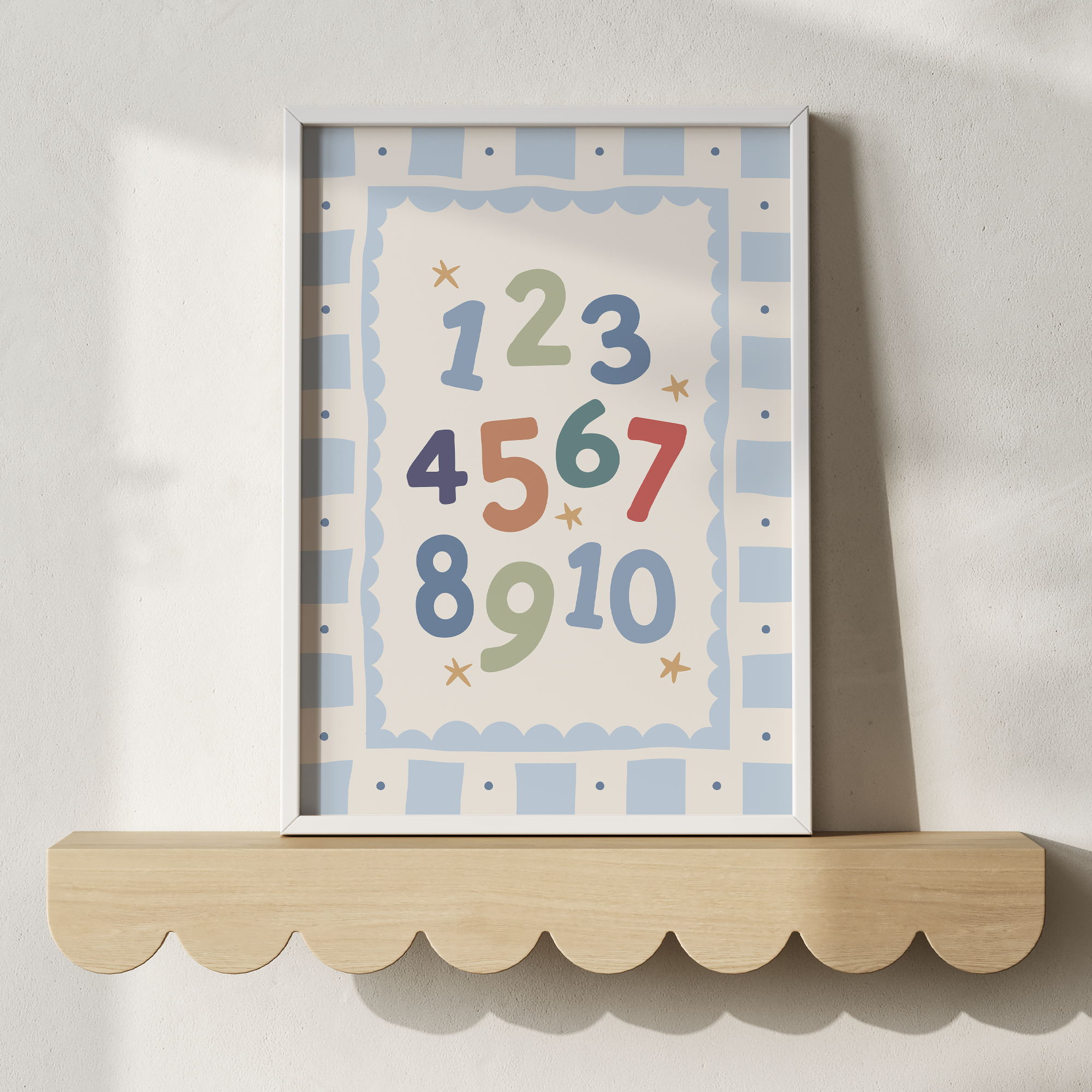 Numbers Wall Print